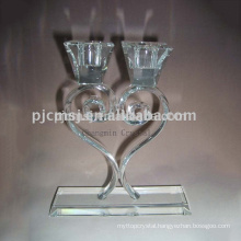 Excellent Crystal Clear Candlestick For Wedding Table Decoration